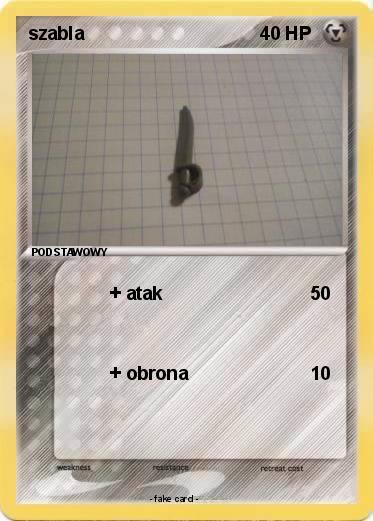 Pokemon szabla