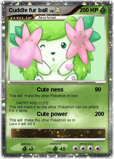 Pokemon Cuddle fur ball