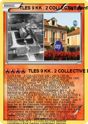 Pokemon TLES 9 KK . 2 COLLECTIVE Danfoss ™