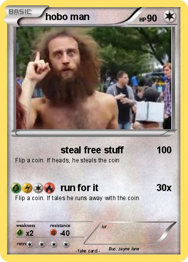 Pokemon hobo man