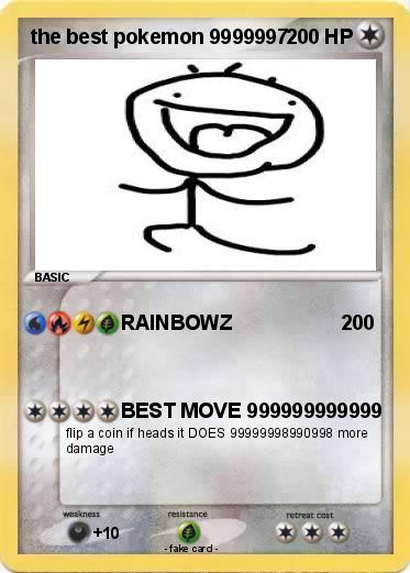 Pokemon the best pokemon 9999997