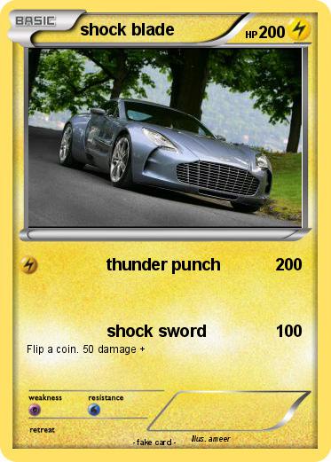 Pokemon shock blade