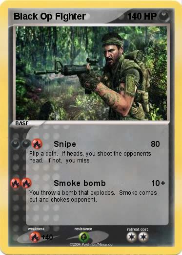 Pokemon Black Op Fighter