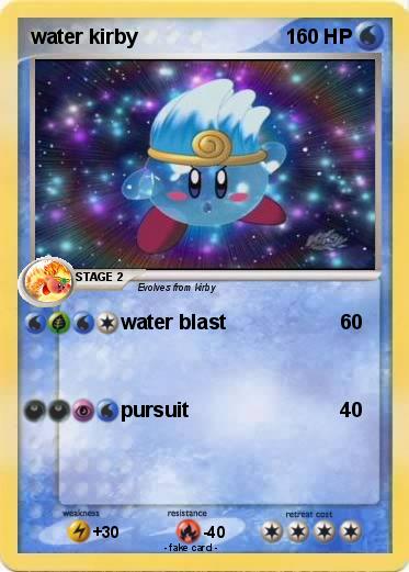 Pokemon water kirby