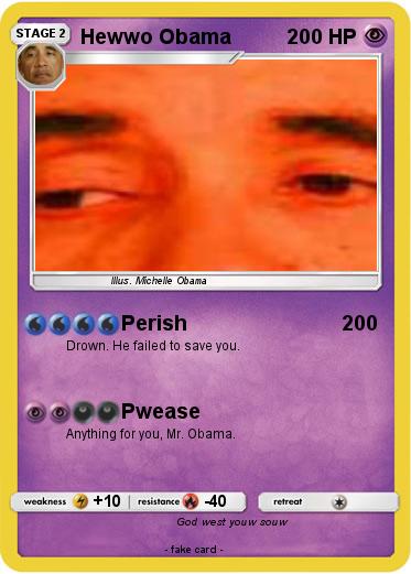 Pokemon Hewwo Obama