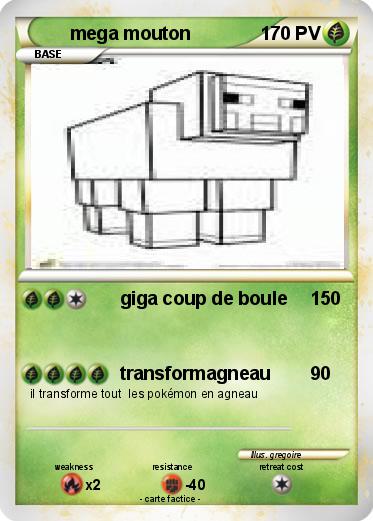 Pokemon mega mouton