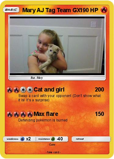 Pokemon Mary AJ Tag Team GX