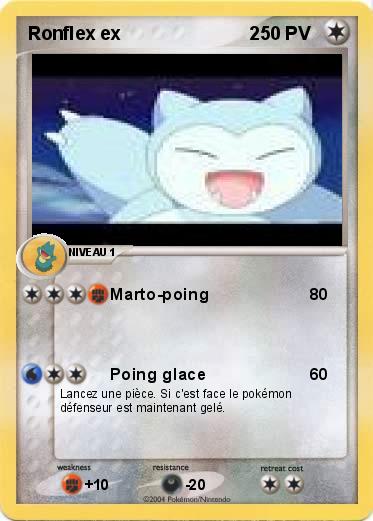 Pokemon Ronflex ex                         2