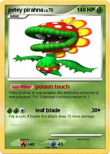 Pokemon petey pirahna