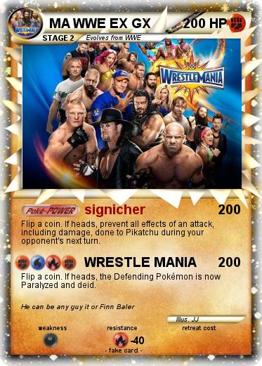 Pokemon MA WWE EX GX