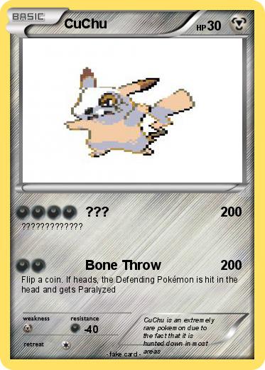 Pokemon CuChu