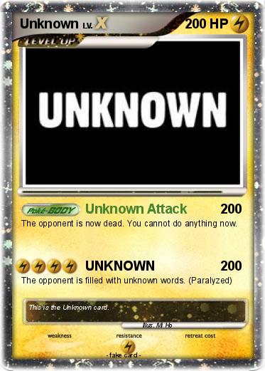 Pokemon Unknown