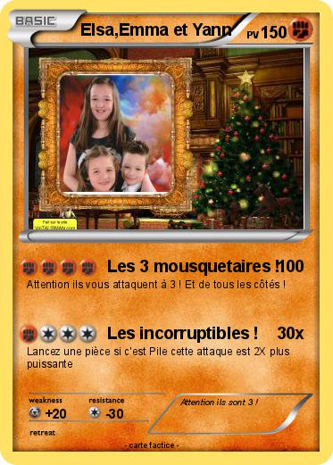 Pokemon Elsa,Emma et Yann