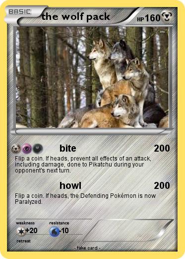 Pokemon the wolf pack
