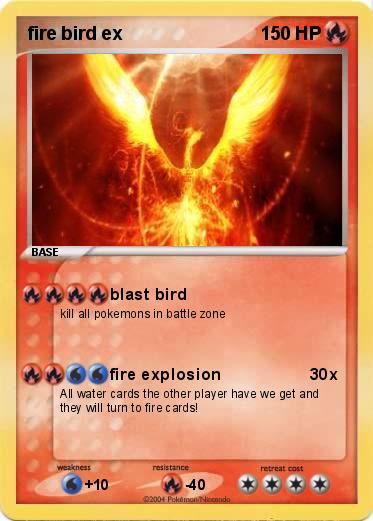 Pokemon fire bird ex