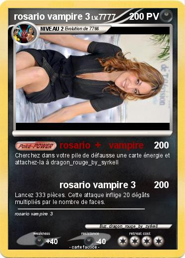 Pokemon rosario vampire 3