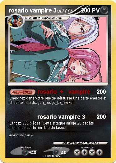 Pokemon rosario vampire 3