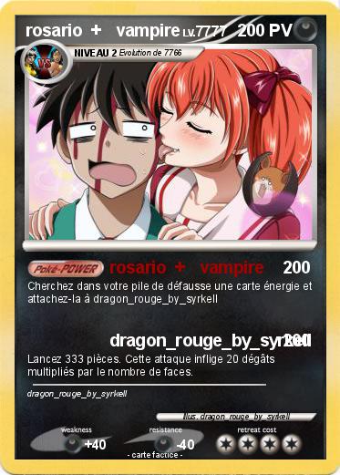 Pokemon rosario  +   vampire
