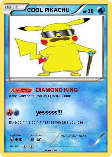 Pokemon COOL PIKACHU