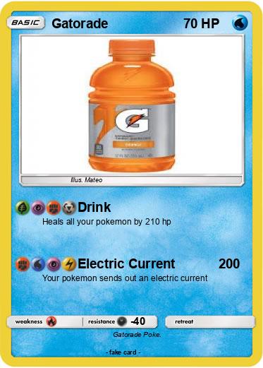 Pokemon Gatorade