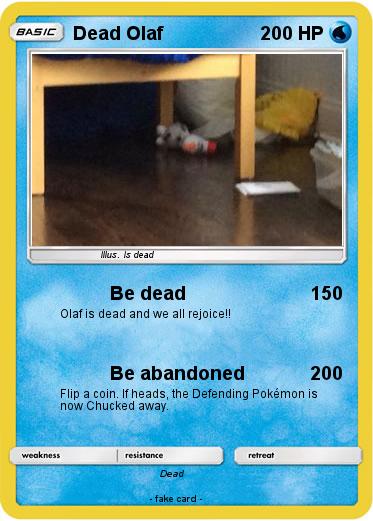 Pokemon Dead Olaf