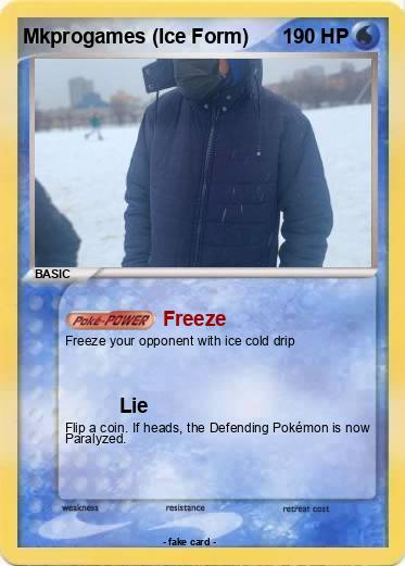 Pokemon Mkprogames (Ice Form)