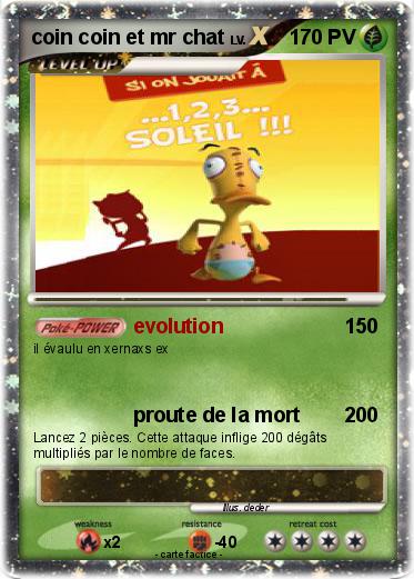 Pokemon coin coin et mr chat
