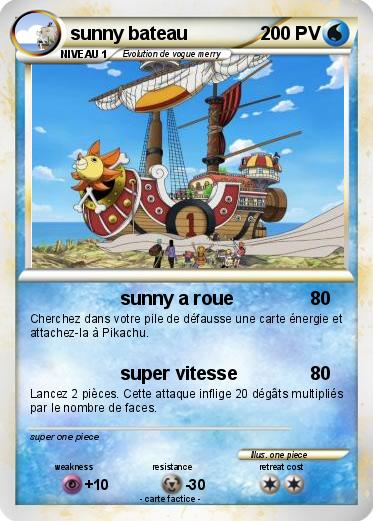 Pokemon sunny bateau