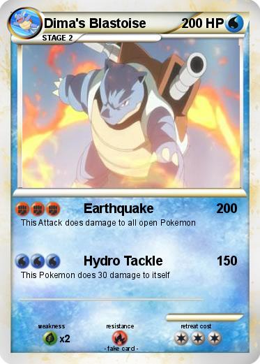 Pokemon Dima's Blastoise