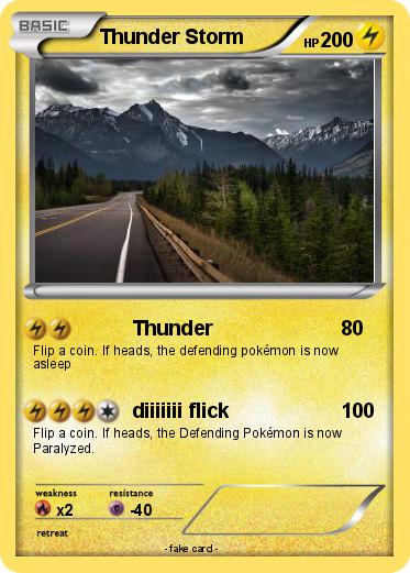 Pokemon Thunder Storm
