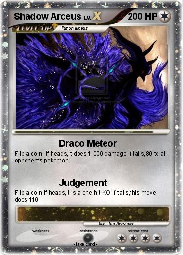 Pokemon Shadow Arceus