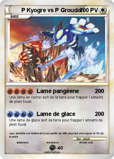 Pokemon P Kyogre vs P Groudon