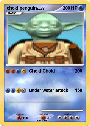 Pokemon choki penguin