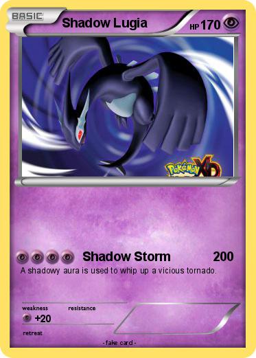 Pokemon Shadow Lugia