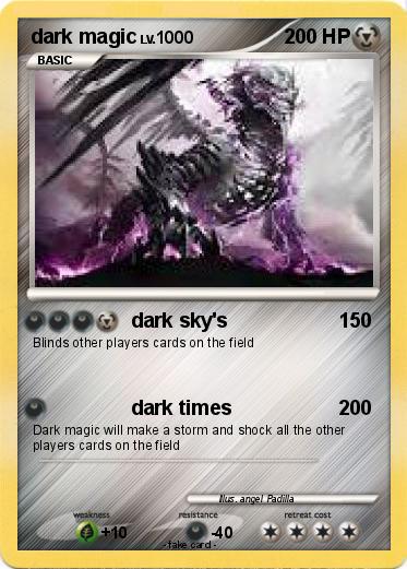 Pokemon dark magic