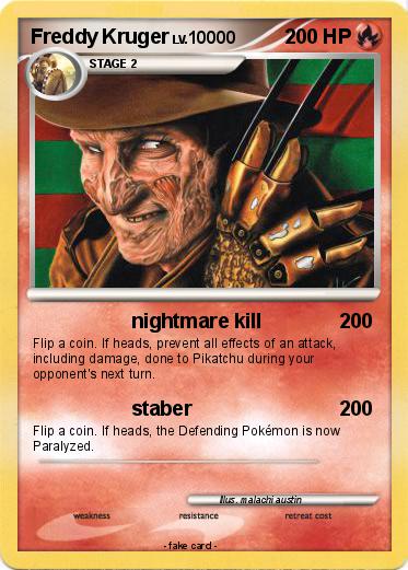 Pokemon Freddy Kruger