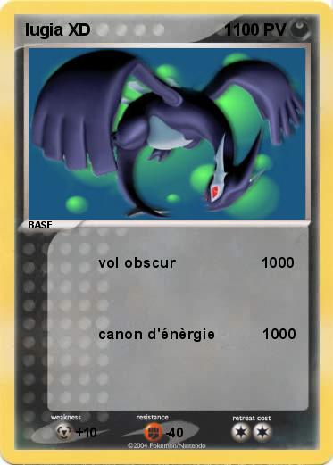 Pokemon lugia XD                             1                         