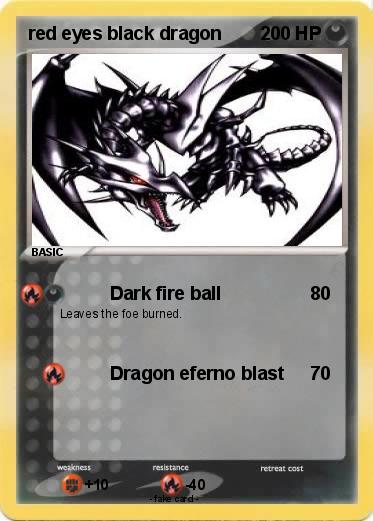 Pokemon red eyes black dragon