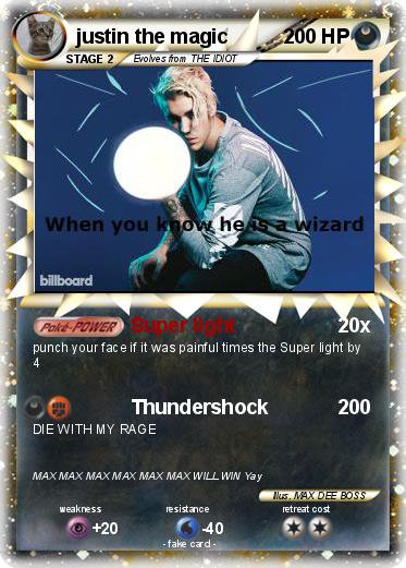 Pokemon justin the magic