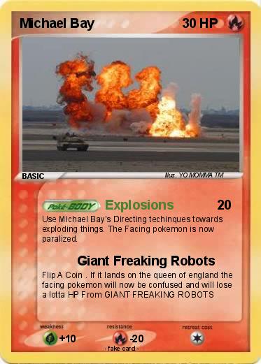 Pokemon Michael Bay