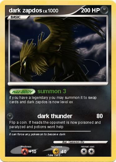 Pokemon dark zapdos