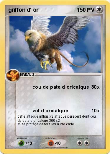 Pokemon griffon d' or