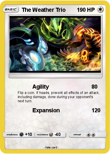 Pokemon The Weather Trio