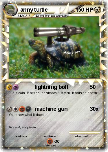 Pokemon army turtle