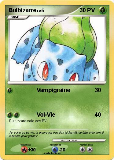 Pokemon Bulbizarre