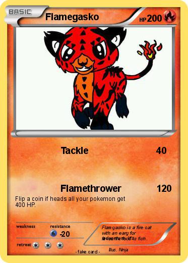 Pokemon Flamegasko