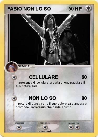 Pokemon FABIO NON LO SO