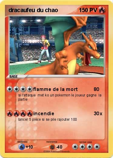 Pokemon dracaufeu du chao