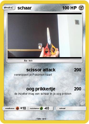 Pokemon schaar