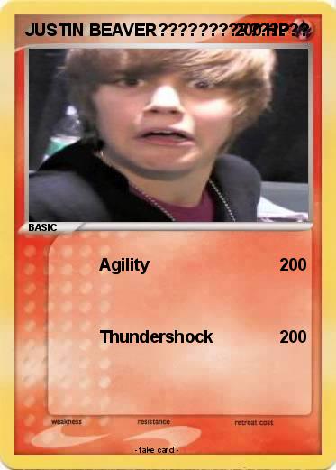 Pokemon JUSTIN BEAVER???????????????